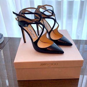 Jimmy Choo Black Patent Leather Pumps